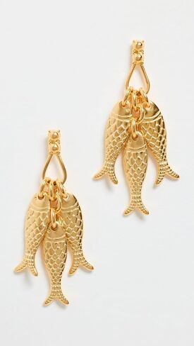 Brinker + Eliza Women's School of Fish Earrings in Saudi Arabia