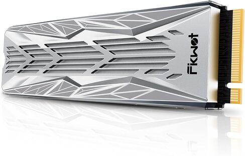 FN990 2TB NVMe SSD M.2 2280 PCIe Gen4x4 with RGB Heatsink, Up to 7450MB/s, 3D NAND TLC, Internal Gaming Solid State Drive for PS5 & Desktop in Kuwait