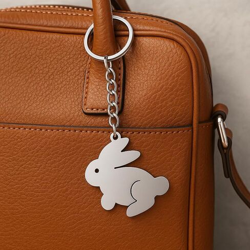 Bunny Keychain - Cute Key Chains for Women Bag Charms, Rabbit Keychins Gift for Wemen Friands Girls Teens in Saudi Arabia