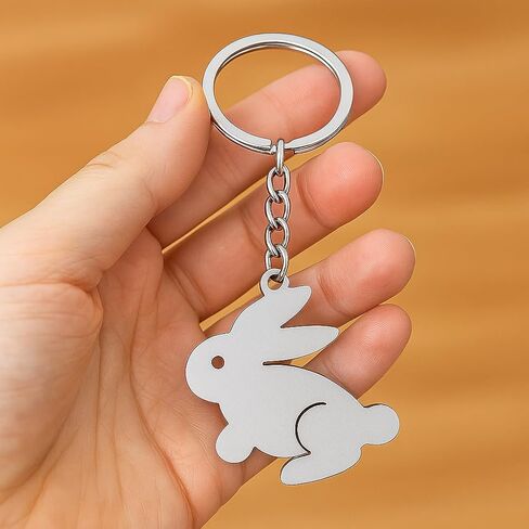 Bunny Keychain - Cute Key Chains for Women Bag Charms, Rabbit Keychins Gift for Wemen Friands Girls Teens in Saudi Arabia