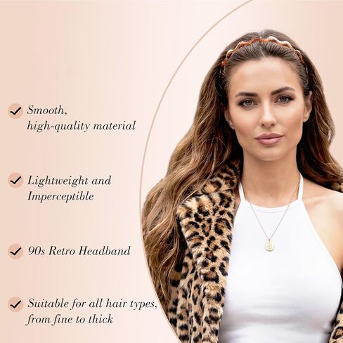 Needbrock 4 Pack Non Slip Zig Zag Headbands, Comb Headband with Teeth for Slicked Back Styles Women Men Daily Wear, Workouts, 90s Retro Hair Accessories in Saudi Arabia