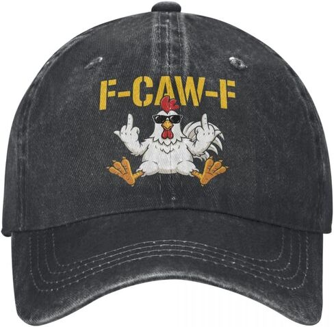 قبعة F Caw F Chicken للرجال والنساء السود قبعات بيسبول كلاسيكية مضحكة للأب القذرة in Kuwait