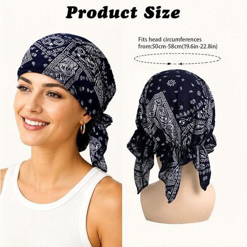 hoyuwak Chemo Headwear for Women Softer Headcover with Longer Tails in Kuwait