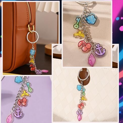 Katseye Keychain Inspired Merch Set Includes Keychain Temporary Tattoos Concert Outfit Accessories Gifts for Teens Fans Women (Style - kaye) in Saudi Arabia