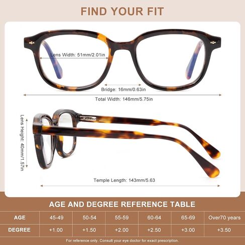 OKH Progressive Photochromic Reading Glasses for Men Women, Round Multifocus Readers, TR90 Frame in Saudi Arabia
