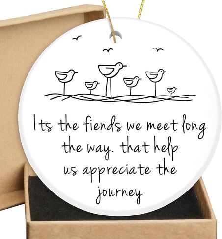 Friend Gifts for Women Round Ceramic Ornament Friends Ornament Friendship Gifts for Friends Women Birthday for Sister Best Friend BFF Betie in Kuwait