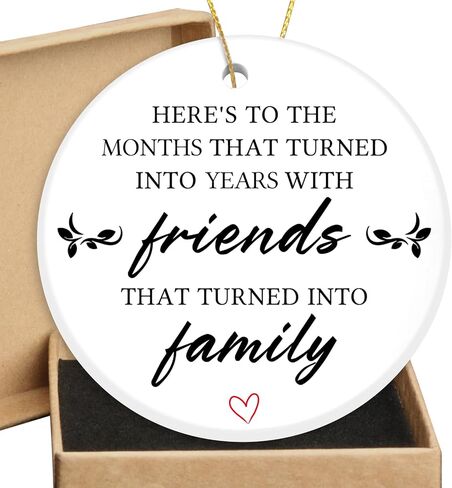 Friend Gifts for Women Round Ceramic Ornament Friends Ornament Friendship Gifts for Friends Women Birthday for Sister Best Friend BFF Betie in Kuwait