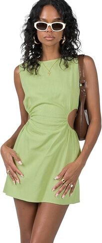 Princess Polly Women's Mayzie Mini Dress Green in Saudi Arabia