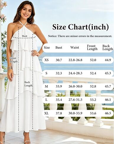 Summer Wedding Guest Dress for Women 2026 Halter Bridesmaid Dress Formal Evening Tiered Chiffon Maxi Dresses in Kuwait