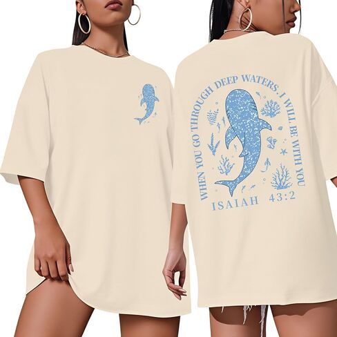 Overiszed Christian Shirts for Women God is Good Shirt Religious Faith Short Sleeve Tops Bible Verse Inspirational Tee in Saudi Arabia