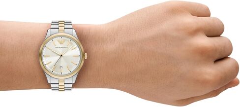 Emporio Armani Men's Three-Hand Two-Tone Stainless Steel Watch (Model: AR11735) in Kuwait