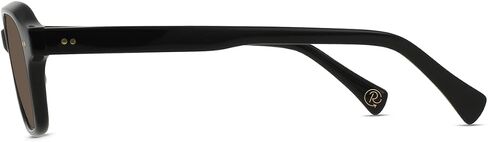 RAEN - Rhyme - Unisex Shallow Rectangular Sunglasses UV Protection - Recycled Black/Agave Lens (Size 51 MM) in Saudi Arabia