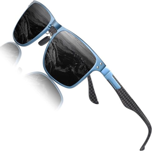 ANYLUV Mens Sunglasses Polarized Upgraded Carbon Fiber Temple Sun Glasses Fashion Driving with UV Protection in Saudi Arabia