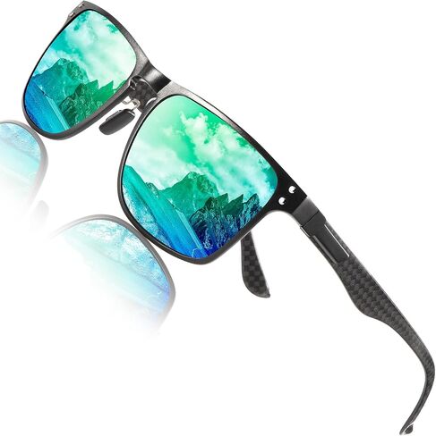 ANYLUV Mens Sunglasses Polarized Upgraded Carbon Fiber Temple Sun Glasses Fashion Driving with UV Protection in Saudi Arabia