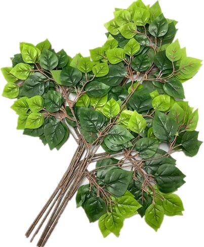 Artificial Birch Branches, Faux Birch Stems for DIY Landscape Tree Making, Realistic 3-fork Fake Greenery, Waterproof Fake Plants for Home Decor, Wedding Farmhouse Vase Outdoor Greenery (6pcs) in Kuwait