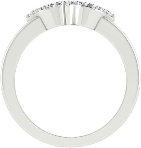 Alpha Kappa Alpha Rings for Women,925 Sterling Silver White Ivy Leaf Ring with White Cubic Zirconia(AKA-R003-White) in Saudi Arabia