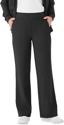 Member's Mark Women's Travel Wide Leg Pant (US, Alpha, Large, Regular, Regular, Black) in Saudi Arabia