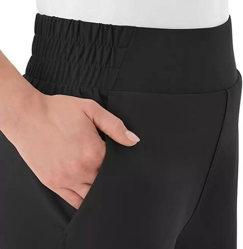Member's Mark Women's Travel Wide Leg Pant (US, Alpha, Large, Regular, Regular, Black) in Saudi Arabia