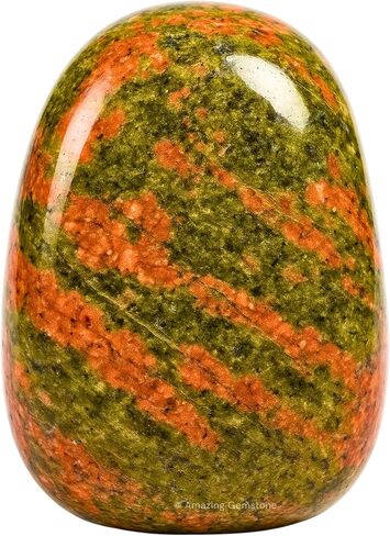 1 oz African Bloodstone Crystal Tumbled Stones Polished Rocks - Natural Gem Stones for Healing - DIY Crystals for Protection in Kuwait