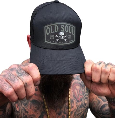 The Drive Clothing Old Soul Skull STRETCHFIT HAT in Saudi Arabia
