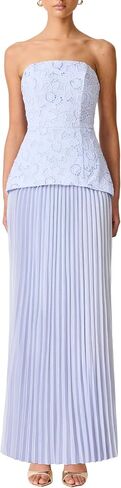 Elliatt Women's Apparel Womens Lacy Strapless Gown in Saudi Arabia