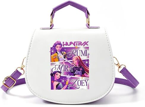 Demon Movie Hunters Purse Crossbody Bag Wallet Cartoon Handle Bag Birthday Present for Women in Kuwait