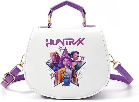Demon Movie Hunters Purse Crossbody Bag Wallet Cartoon Handle Bag Birthday Present for Women in Saudi Arabia