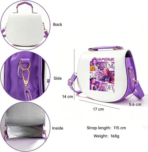 Demon Movie Hunters Purse Crossbody Bag Wallet Cartoon Handle Bag Birthday Present for Women in Kuwait