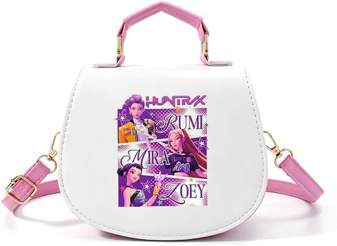 Demon Movie Hunters Purse Crossbody Bag Wallet Cartoon Handle Bag Birthday Present for Women in Kuwait