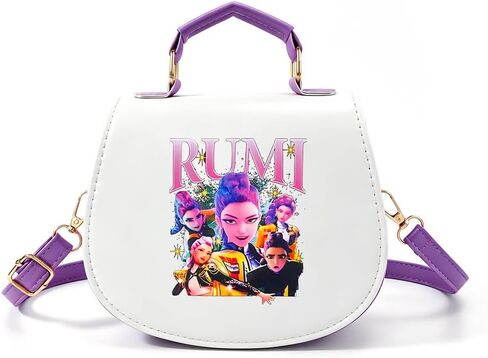 Demon Movie Hunters Purse Crossbody Bag Wallet Cartoon Handle Bag Birthday Present for Women in Kuwait