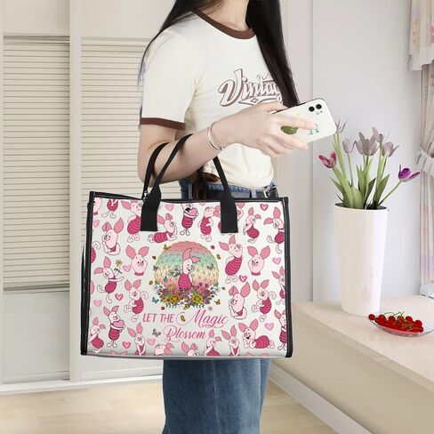 WZMPA Pig Crossbody Bag Pig Lover Gift Let The Magic Blossom Cartoon Shoulder Bag Movie Merchandise in Kuwait