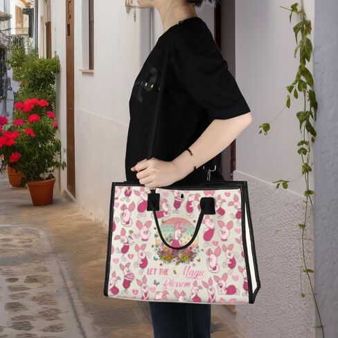 WZMPA Pig Crossbody Bag Pig Lover Gift Let The Magic Blossom Cartoon Shoulder Bag Movie Merchandise in Kuwait