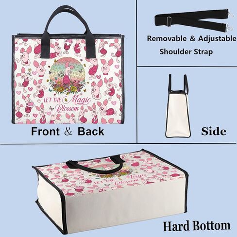 WZMPA Pig Crossbody Bag Pig Lover Gift Let The Magic Blossom Cartoon Shoulder Bag Movie Merchandise in Kuwait