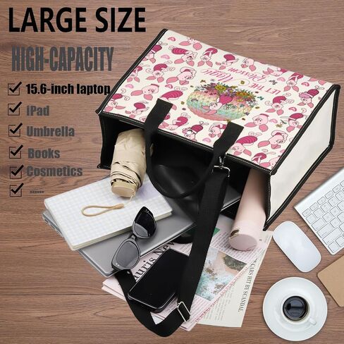 WZMPA Pig Crossbody Bag Pig Lover Gift Let The Magic Blossom Cartoon Shoulder Bag Movie Merchandise in Kuwait
