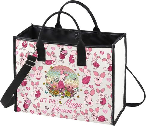 WZMPA Pig Crossbody Bag Pig Lover Gift Let The Magic Blossom Cartoon Shoulder Bag Movie Merchandise in Kuwait