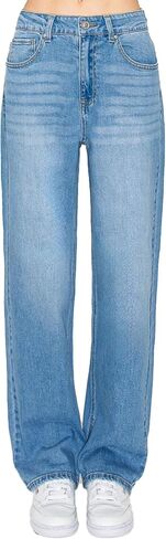 WAX JEAN Collection Women's Loose Fit Straight Wide Leg Jeans in Saudi Arabia