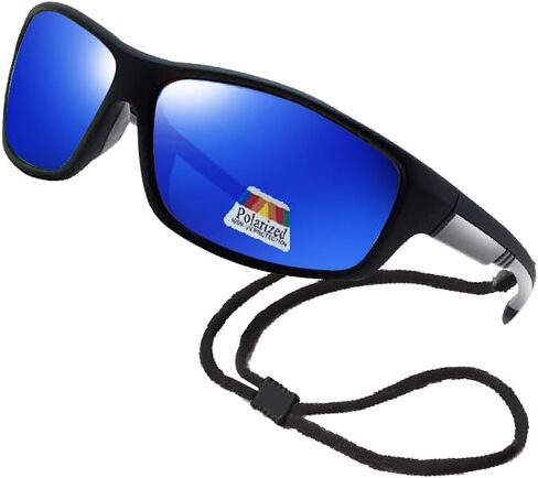Polarized Bifocal Sunglasses Reading Glasses for Men Women Sports Wrap Mirror Black Fishing Driving UV100 in Saudi Arabia