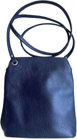 Fina Crossbody Purse Passport Holder - Italian Leather Slim | Slim Travel Purse, Secure Zipper Pockets, For Wallet, Phone, Passport in Kuwait