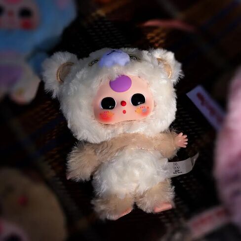 Baby Three Little Cute Series Keychain Blind Box 1Pcs (1 of 13 Possible Styles) Baby Three De-lovely Series Cute Lucky Bag Collectible Key Ring Birthday Gifts in Saudi Arabia