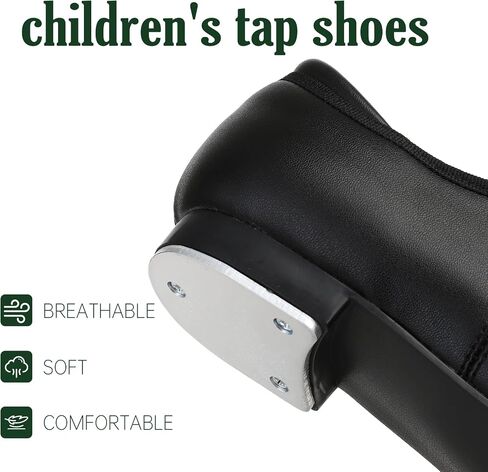 Tap Shoes for Girls Boys, Lace Up PU Leather Dance Shoes for Little Kid/Big Kid in Saudi Arabia