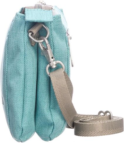 HAIKU Stride Small Womens RFID-Blocking Convertible Crossbody Wristlet Purse, Wallet and Cell Phone Crossbody Bag with Detachable Strap, Wild Mint in Saudi Arabia