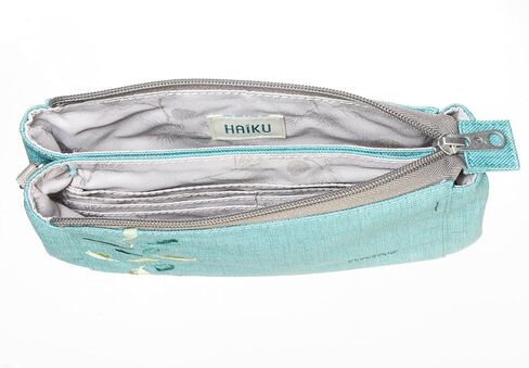 HAIKU Stride Small Womens RFID-Blocking Convertible Crossbody Wristlet Purse, Wallet and Cell Phone Crossbody Bag with Detachable Strap, Wild Mint in Saudi Arabia