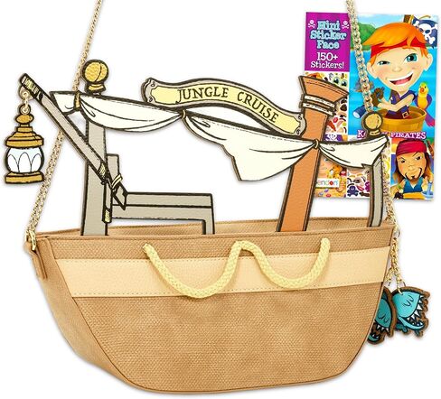 محفظة Disney Jungle Cruise للبالغين - حقيبة كتف Adventureland Bundle مقاس 12 بوصة للنساء بالإضافة إلى المزيد | حقيبة كتف Jungle Cruise in Kuwait