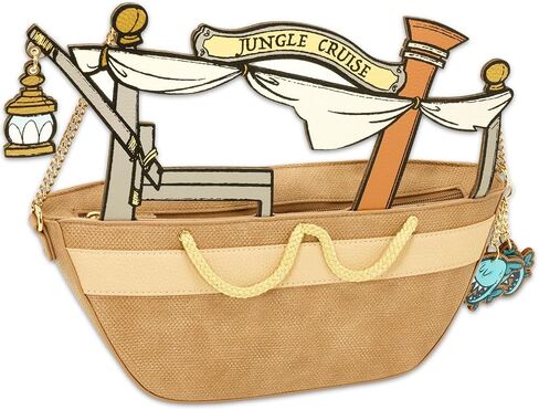 محفظة Disney Jungle Cruise للبالغين - حقيبة كتف Adventureland Bundle مقاس 12 بوصة للنساء بالإضافة إلى المزيد | حقيبة كتف Jungle Cruise in Kuwait