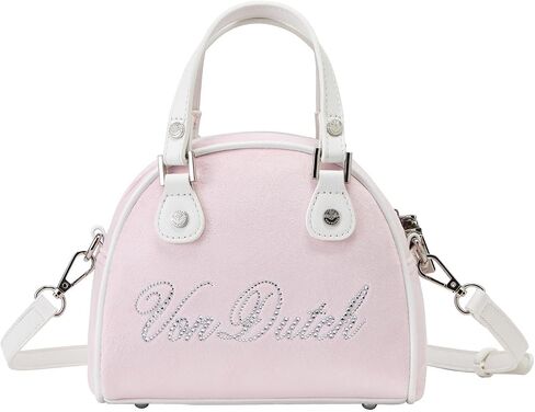 Von Dutch Mini Bowling Bag, Top Handle Bag with Detachable Shoulder Strap in Saudi Arabia