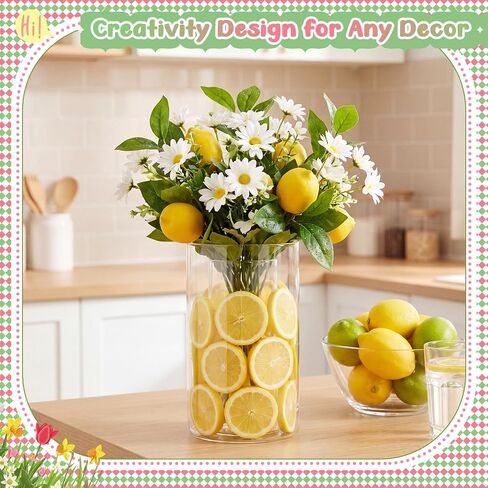 Vase in Vase Stackable Glass Cylinder Vases 7.8 Inch Tall for Vases Filler Wedding Decoration Clear Centerpieces for DIY Floral Arrangements Seasonal Home Indoor Table Decor(4.7" & 2.7") in Kuwait