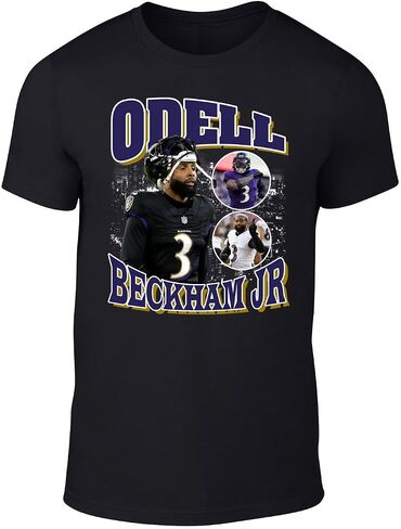 Black Odell Beckham Jr Bootleg Style T-Shirt in Saudi Arabia