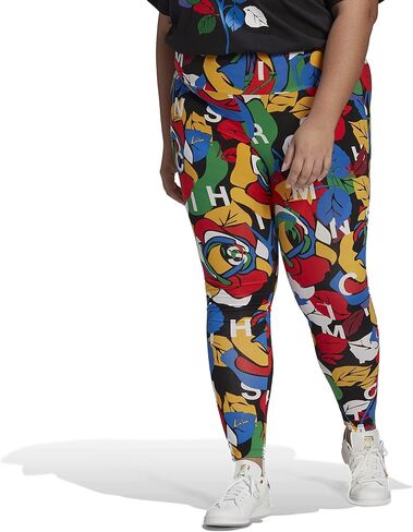 adidas Rich Mnisi Tights (Plus Size) Women's, Multicolor, Size 3X in Kuwait