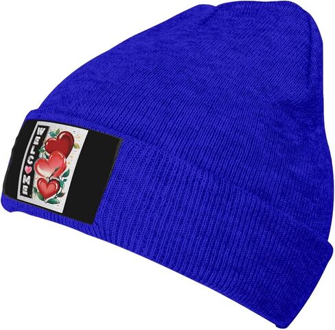 Beanie Knit Hat Winter Fall Headwear Skullies for Men Women Warm Stocking Skull Caps for Cold Skate Hiking Camping Skiing in Kuwait