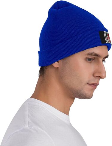 Beanie Knit Hat Winter Fall Headwear Skullies for Men Women Warm Stocking Skull Caps for Cold Skate Hiking Camping Skiing in Kuwait